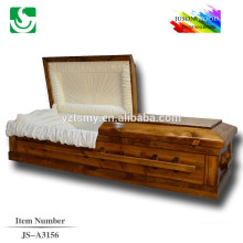 supply finished wood carving casket sales